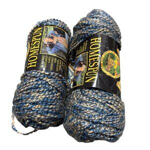 Lion Brand Homespun Yarn #324 Blue Ridge Discontinued 2 Skeins